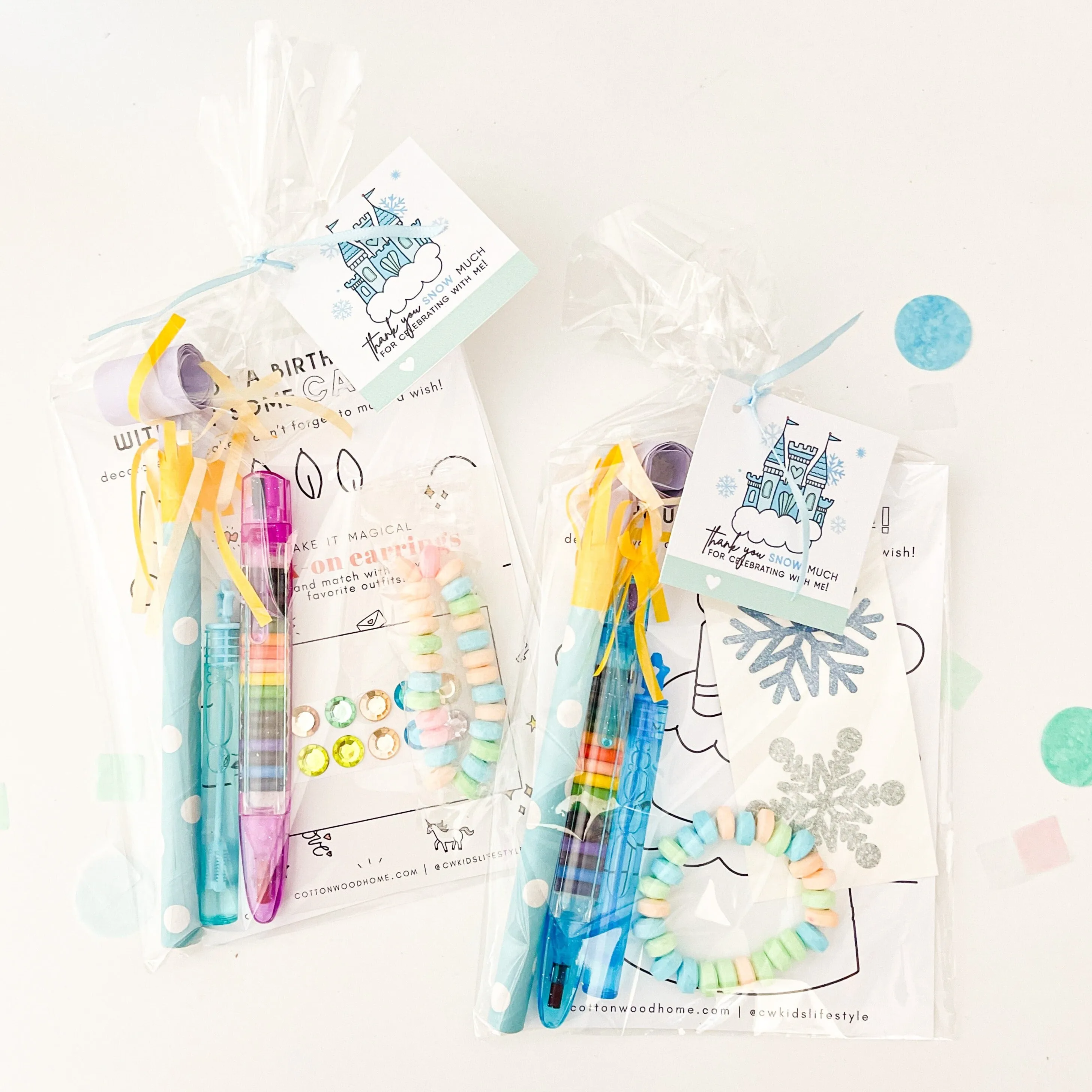 Winter Theme Favor Bag